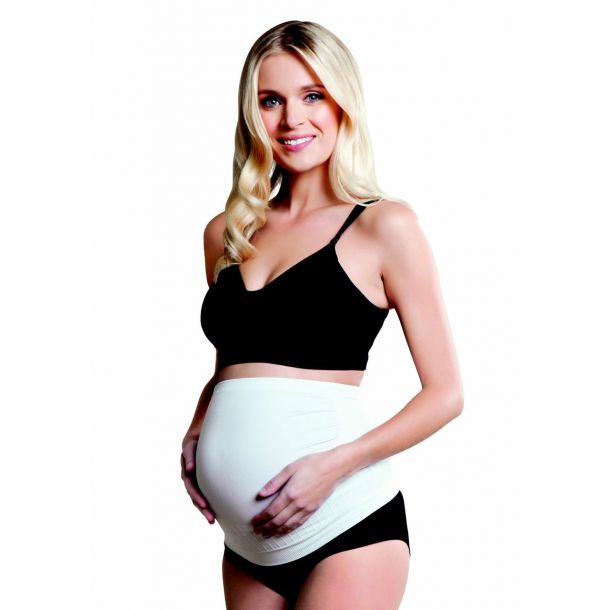 Zώνη στήριξης CARRIWELL Seamless Maternity Support Band, χρώμα λευκό