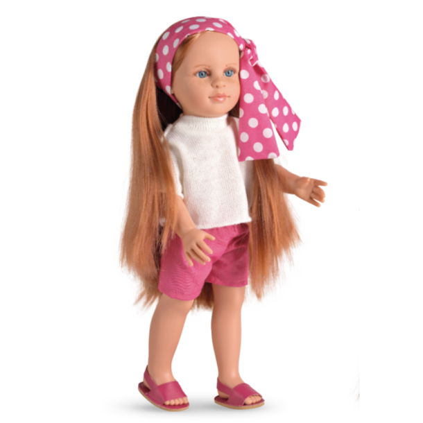 MAGIC BABY Κούκλα Nina με κόκκινα μαλλιά 47εκ. MB42112