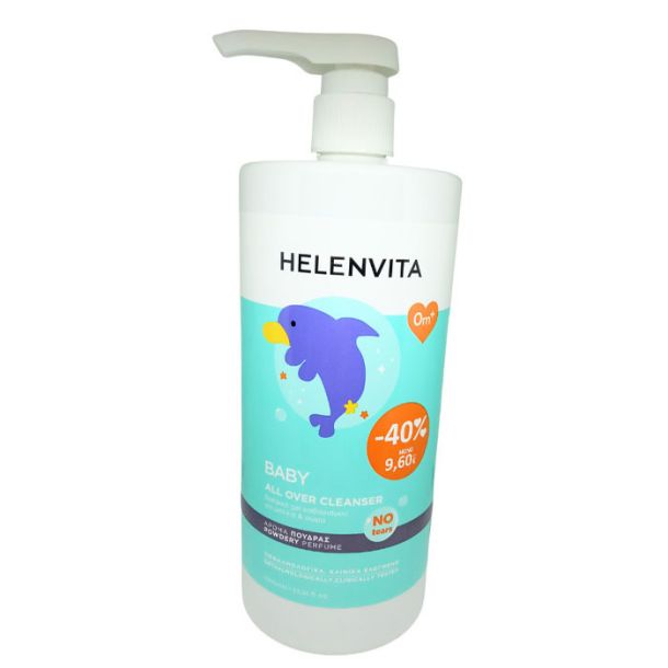 HELENVITA BABY All Over Cleanser Perfume Talc 1lt