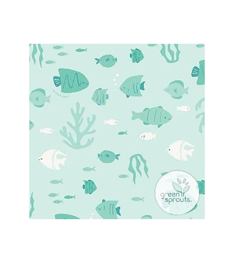 Μαγιό - πάνα GREEN SPROUTS Eco Pull-Up Swim Diaper Light Seafoam Reef GS-721068-5015