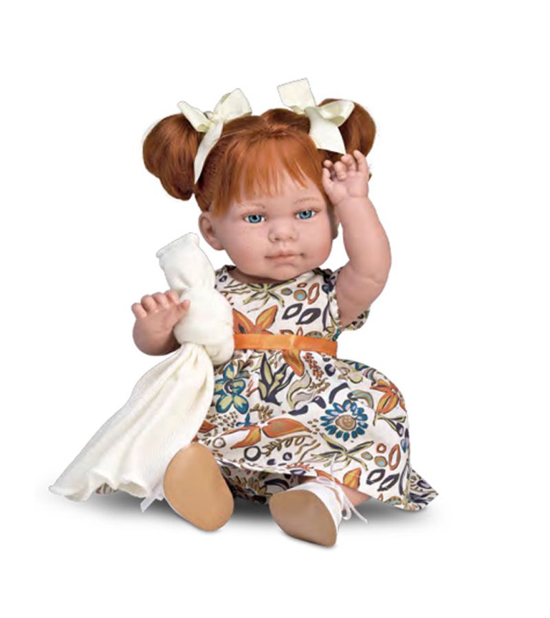 MAGIC BABY Κούκλα Marina με Ginger μαλλάκια 47εκ. MB46309
