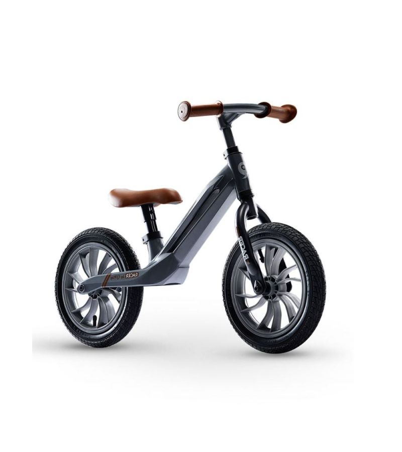 Ποδήλατο ισορροπίας QPLAY Racer Air Wheels Γκρι με Καφέ Κάθισμα 01-1212055-02