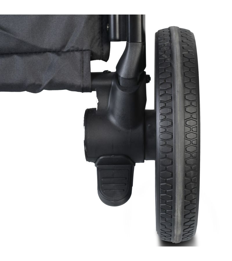 Πολυκαρότσι 4 σε 1 CANGAROO Macan Black με κάθισμα αυτοκινήτου PALI i-Size(40-87cm) + Βάση Isofix 