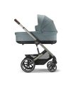 CYBEX  Πολυκαρότσι 3in1 Balios S Lux Taupe Frame Sky Blue με κάθισμα Cloud T i-size