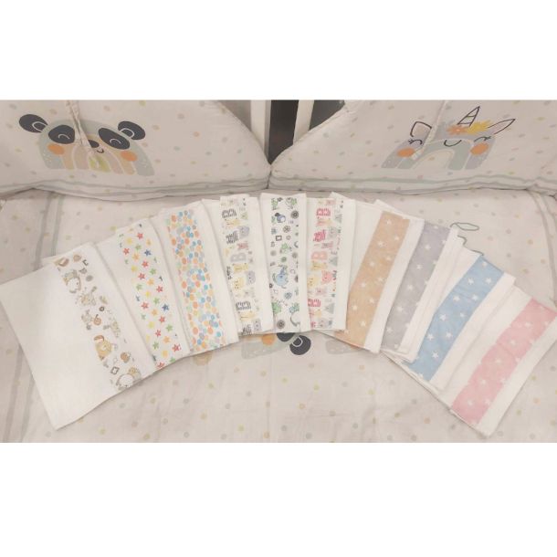 Πετσέτα λευκή FIGLIO BINO 100% βαμβακερή 50x30