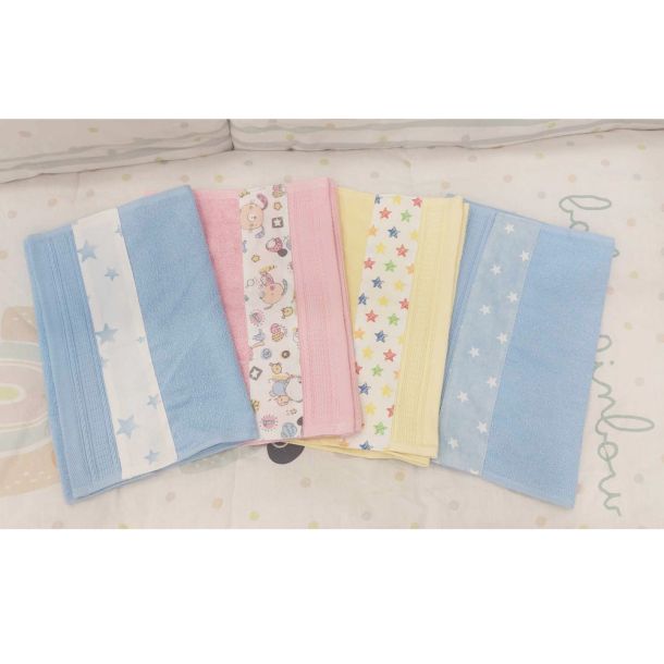 Πετσέτα χρωματιστή FIGLIO BINO 100% βαμβακερή 50x30