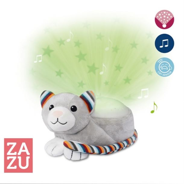Kiki γατούλα Προτζέκτορας με χτύπο καρδιάς, λευκό ήχο, μελωδία ZAZU