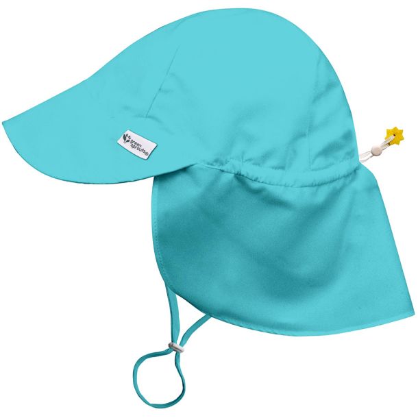 Καπέλο GREEN SPROUTS ECO Flap Hat Sun Protection Aqua GS-747138-612