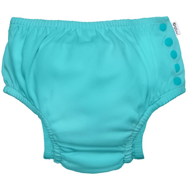 Μαγιό - πάνα GREEN SPROUTS Eco Snap Swim Diaper Solid Aqua GS-701059-678