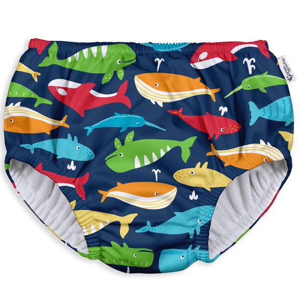 Μαγιό - πάνα GREEN SPROUTS Eco Pull-Up Swim Diaper Navy Whale League GS-721068-6066