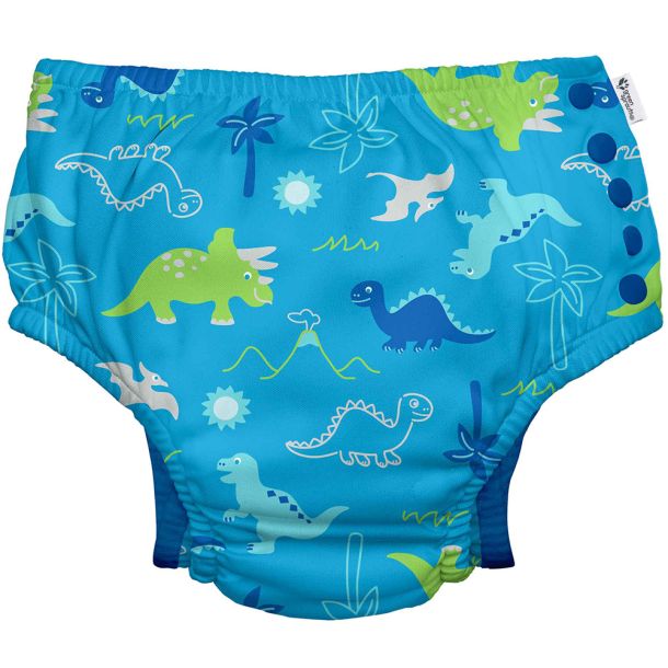 Μαγιό - πάνα GREEN SPROUTS Eco Snap Swim Diaper Aqua Dinosaurs GS-701058-691