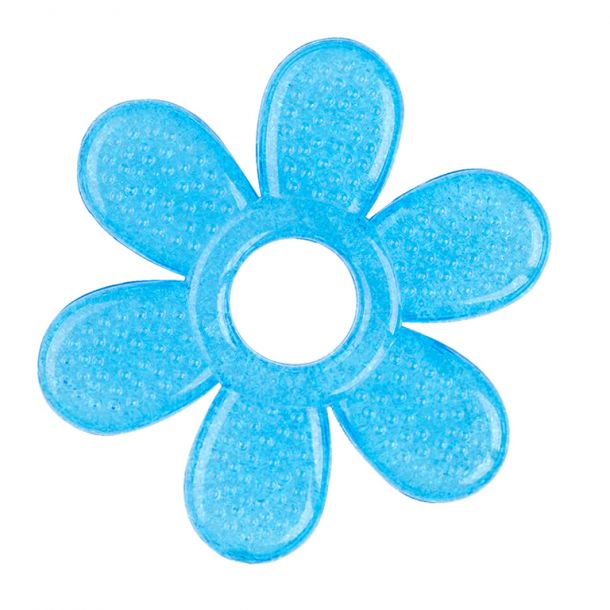 Μασητικό Ψυγείου Με Gel - Σχέδιο λουλούδι BabyOno Μπλε 3m+