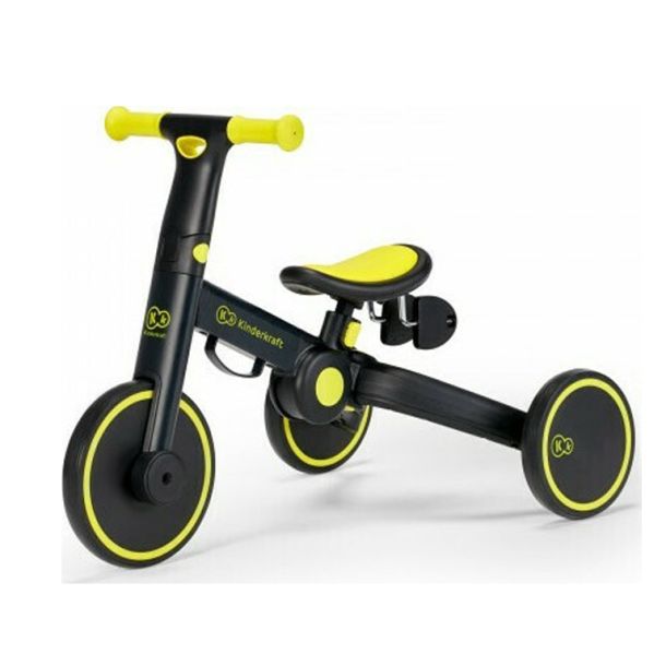 Πτυσσόμενο Τρίκυκλο Ποδήλατο KINDERKRAFT 4Trike Black Volt