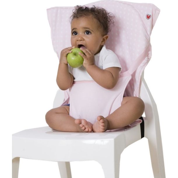 Baby To Love Pocket Chair Καθισματάκι Φαγητού Ροζ Αστέρια BTL302948