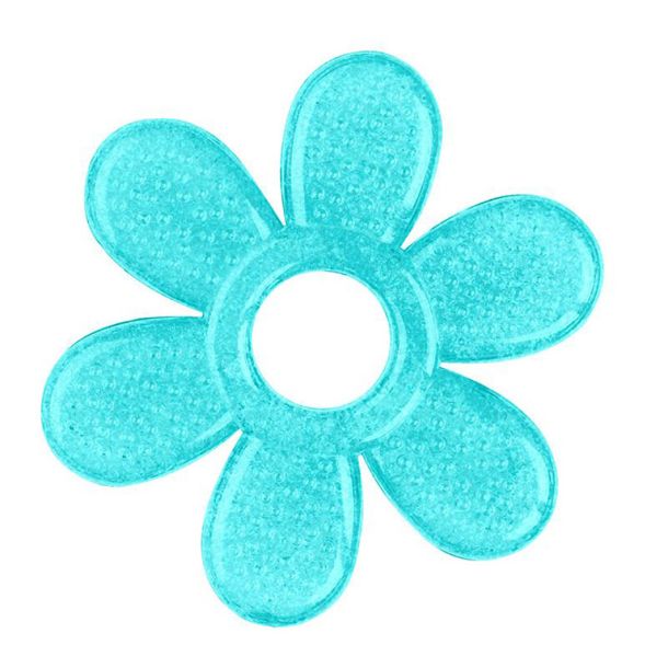Μασητικό Ψυγείου Με Gel - Σχέδιο λουλούδι BabyOno Γαλάζιο 3m+