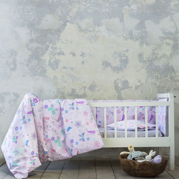 Σετ Παπλωματοθήκη κούνιας NIMA Chickie 25081 110x145