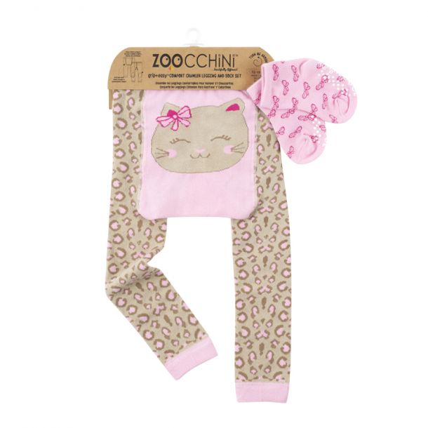 ZOOCCHINI Crawler Pants & Socks Set – Kallie the Kitten
