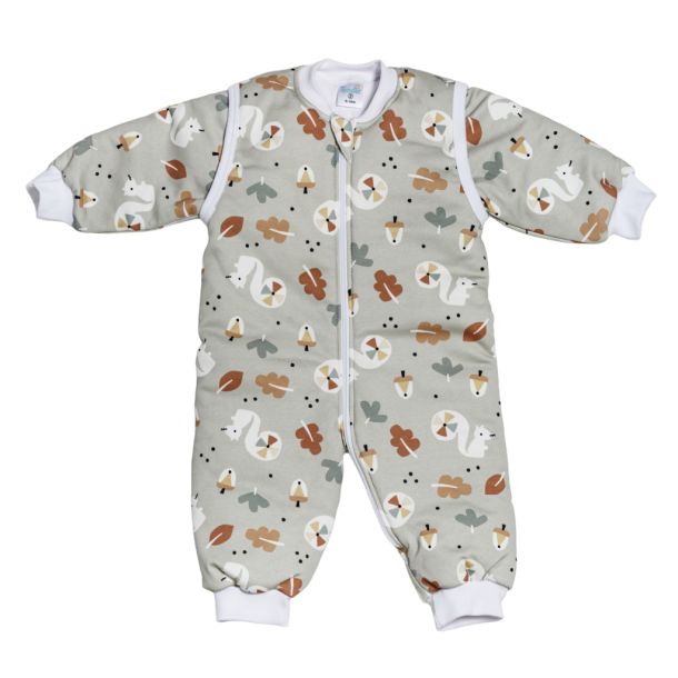 Υπνόσακος Φθινοπωρινός - Ανοιξιάτικος TENDER με αποσπώμενα μανίκια Classic 1 Tog Squirrel – Μέντα 2731-1