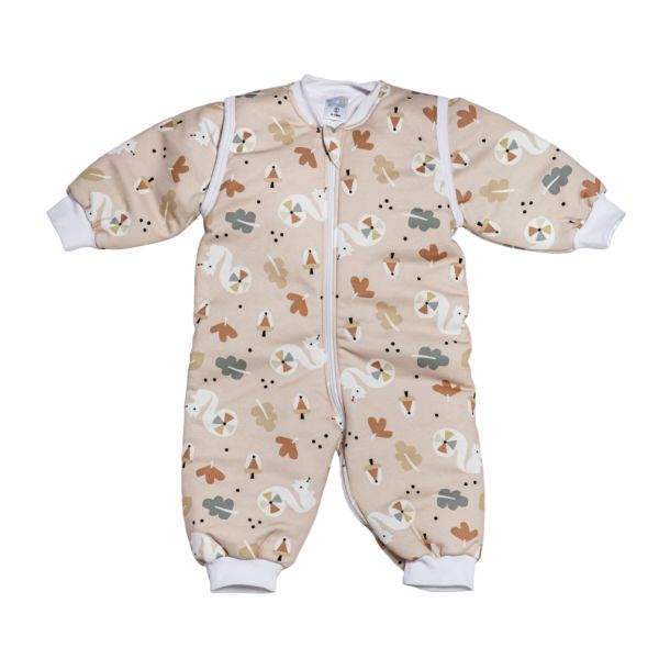 Υπνόσακος Φθινοπωρινός - Ανοιξιάτικος TENDER με αποσπώμενα μανίκια Classic 1 Tog Squirrel – Nude 2731-2