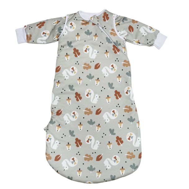 Υπνόσακος Φθινοπωρινός - Ανοιξιάτικος TENDER με αποσπώμενα μανίκια Marble 1 Tog Squirrel – Μέντα 2732-1