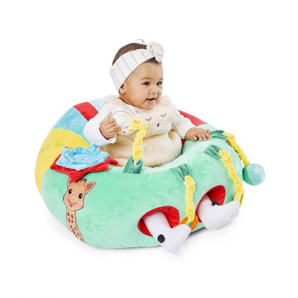 Sophie La Giraffe Baby Seat & Play - Αναπαυτικό μαξιλάρι παιχνιδιού