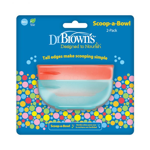 Dr Browns Μπολ Φαγητού ( 2τμχ) TF021