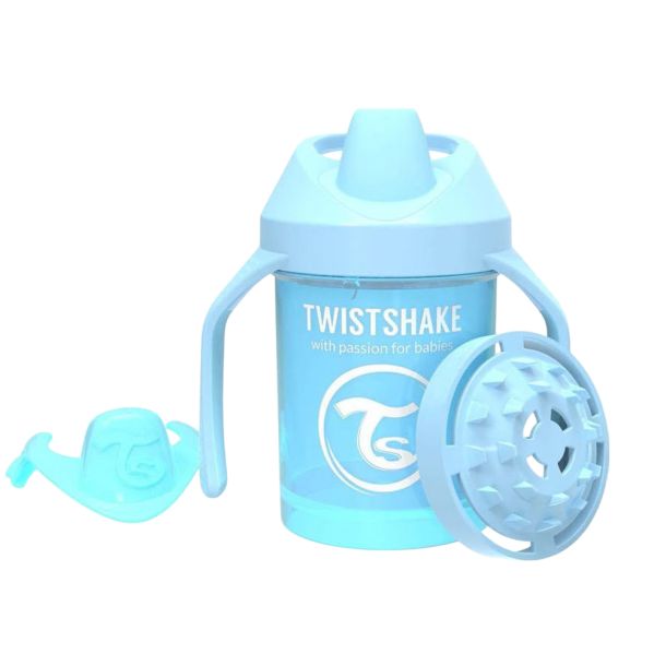 Εκπαιδευτικό κύπελλο Mini Cup 230ml 4+ Μηνών TWISTSHAKE Pastel Blue 32-08-78268
