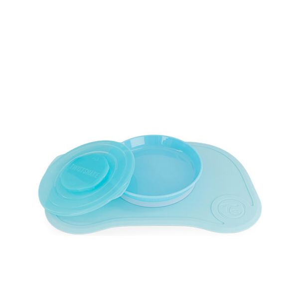 Σουπλά Click-Mat Mini Με Αποσπώμενο Πιάτο TWISTSHAKE Pastel Blue 32-08-78440