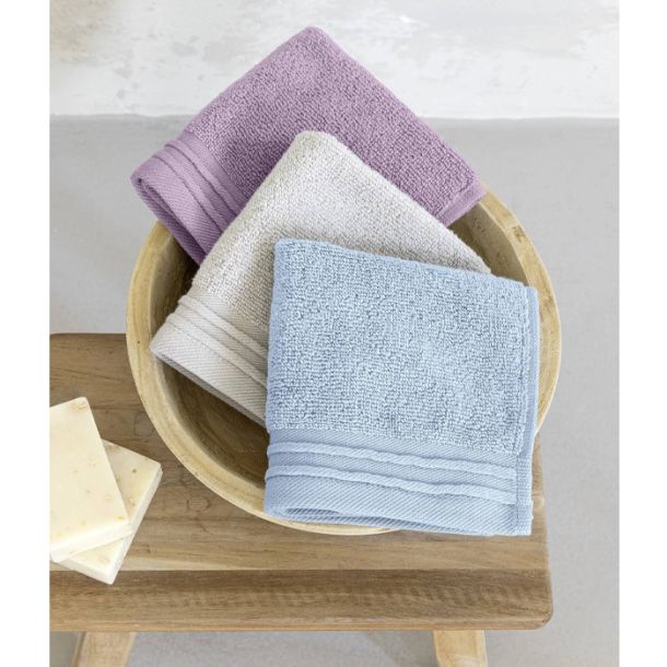 Βρεφικές Πετσέτες - Λαβέτες ώμου (Σετ 3τμχ) NIMA Breezy - Light 30x30 32393