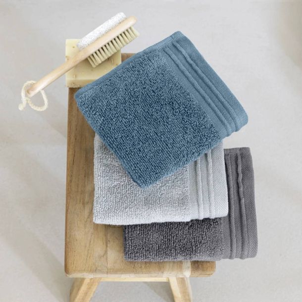 Βρεφικές Πετσέτες - Λαβέτες ώμου (Σετ 3τμχ) NIMA Breezy - Dark 30x30 32394