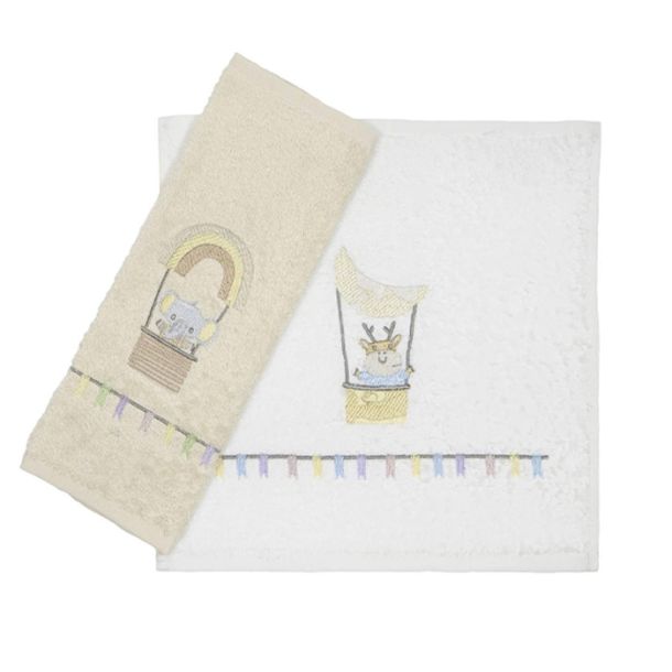 Βρεφικές Πετσέτες - Λαβέτες ώμου (Σετ 2τμχ) NIMA Toots 30x30 34089