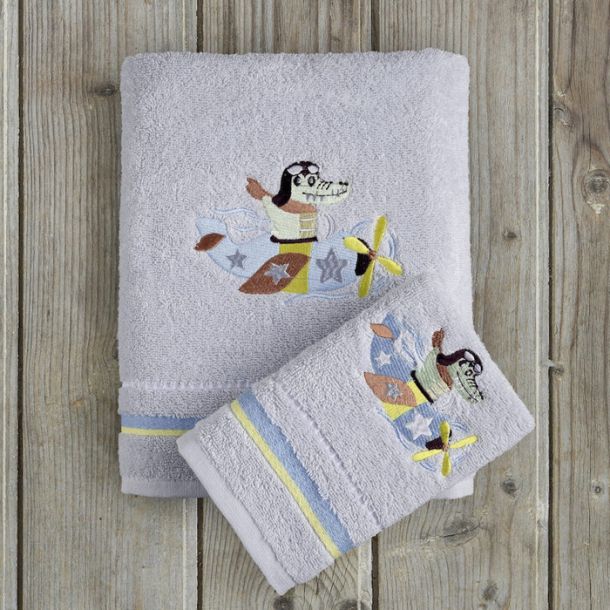 Βρεφικές Πετσέτες (Σετ 2τμχ) KOCOON Crocpilot 70x120 34153