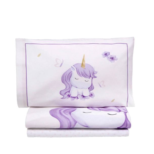 Σετ σεντόνια κούνιας 120x170 ΝΙΜΑ Magical Unicorn 34373