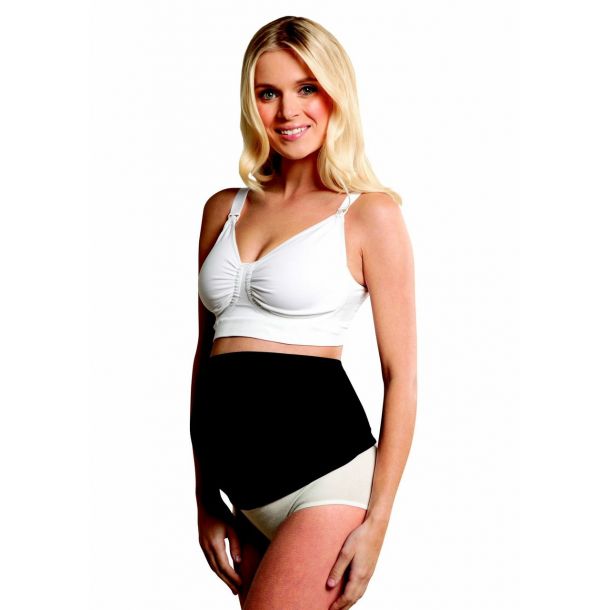 Zώνη στήριξης CARRIWELL Seamless Maternity Support Band, χρώμα μαύρο