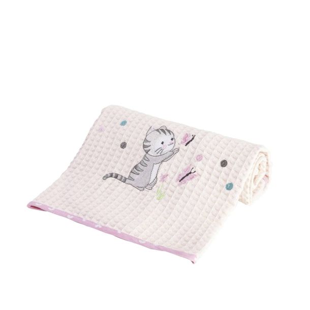 Κουβέρτα κούνιας πικέ NIMA Baby Love 34990 110x140