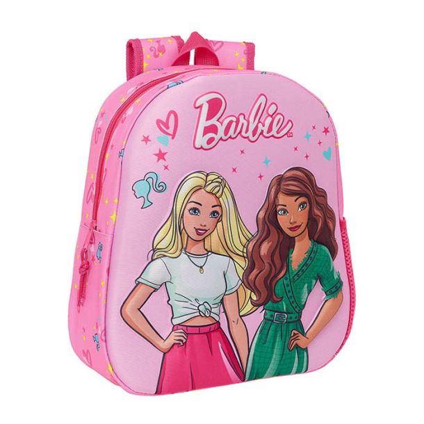 Τσάντα πλάτης 27x10x33 SAFTA 3D Barbie 622476890