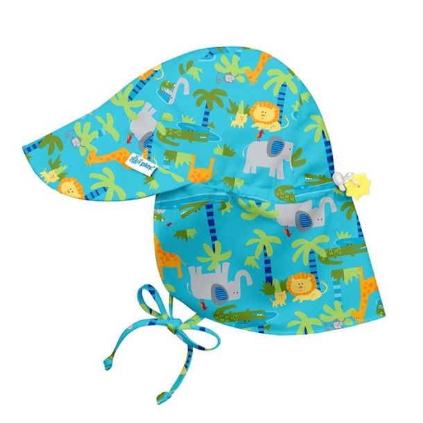 Καπέλο I PLAY Flap Sun Protection Hat Aqua Jungle IP-10103-4AEA