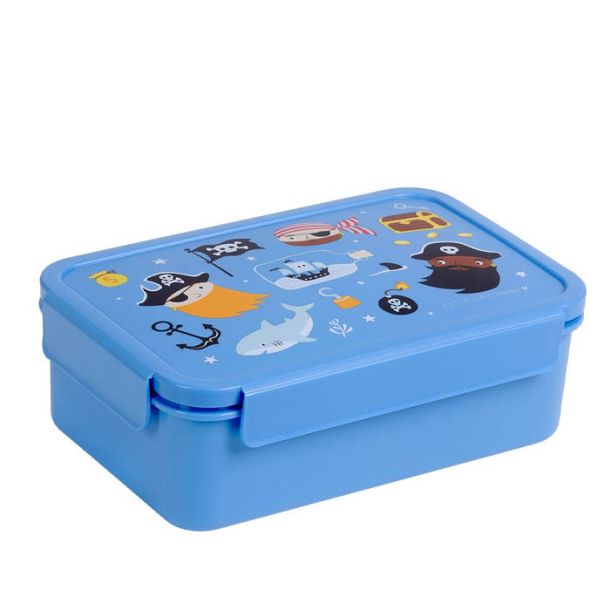Δοχείο φαγητού Bento Lunch box με χωρίσματα 1,2L Pirates A LITTLE LOVELY COMPANY BBPIBU76