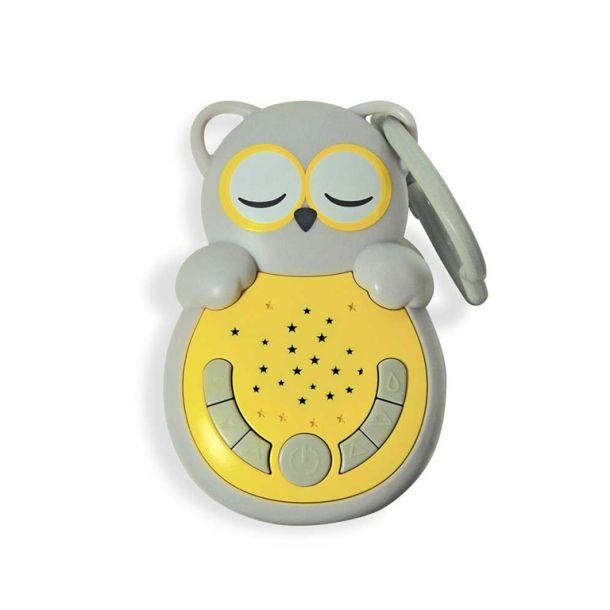 CLOUD B Sweet Dreamz On the Go Grey Owl Συσκευή με λευκούς ήχους και φως