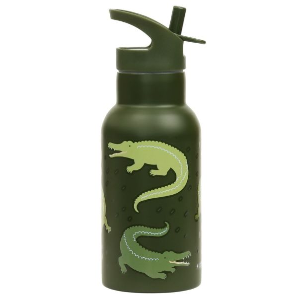 A little lovely company Μπουκάλι με διπλό τοίχωμα από ανοξείδωτο ατσάλι 350ml Crocodiles DBSSCR68
