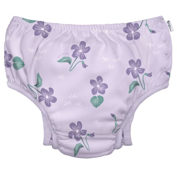 Μαγιό - πάνα GREEN SPROUTS Eco Snap Swim Diaper Light Lavender Violets GS-701058-729