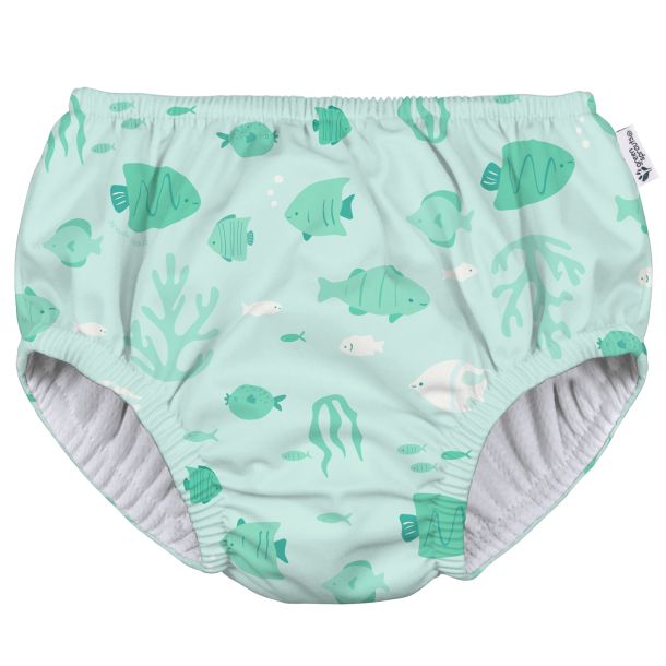 Μαγιό - πάνα GREEN SPROUTS Eco Pull-Up Swim Diaper Light Seafoam Reef GS-721068-5015