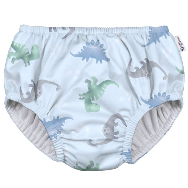 Μαγιό - πάνα GREEN SPROUTS Eco Pull-Up Swim Diaper Light Blue Dinos GS-721068-6058