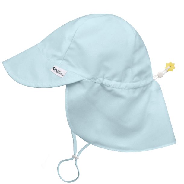 Καπέλο GREEN SPROUTS ECO Flap Hat Sun Protection Light Aqua GS-747138-6068