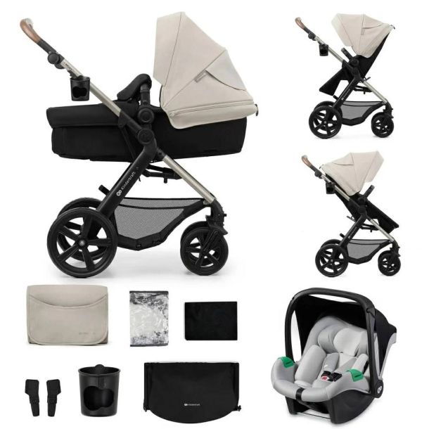 Βρεφικό Travel System KINDERKRAFT 3in1 Moov 2 Moonlight Grey