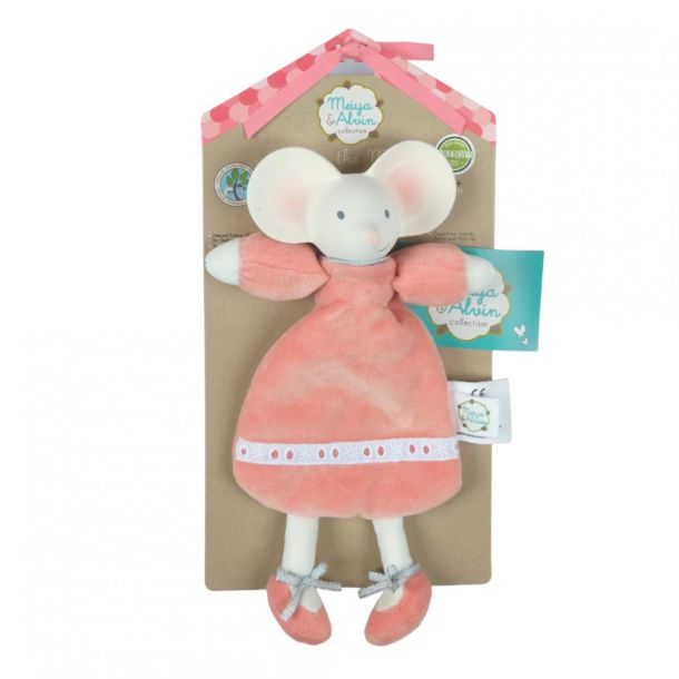 MEIYA & ALVIN Μασητικό Παιχνίδι Comforter Meiya Ποντικίνα Lovely MA77153