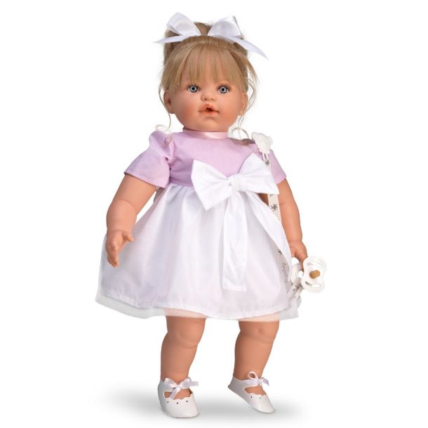 MAGIC BABY Κούκλα Susy Pink Dress με τούλι 47εκ. MB47031