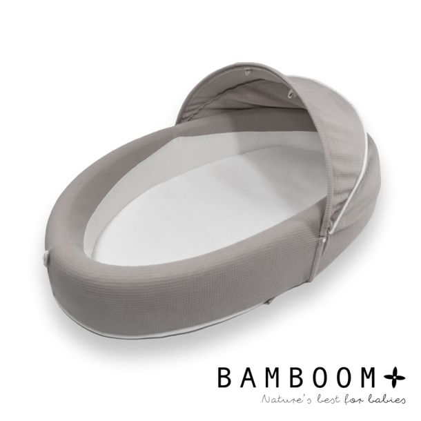 BAMBOOM Φωλιά με τσάντα ταξιδίου 90x56cm Grigio 05
