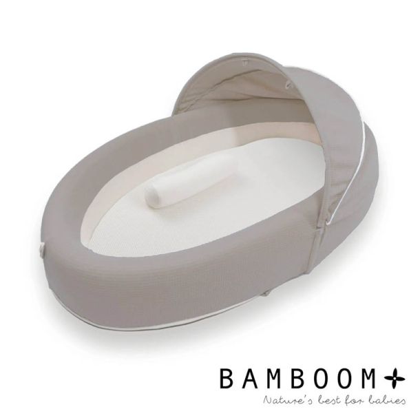 BAMBOOM Φωλιά με τσάντα ταξιδίου 90x56cm Airflow 2.0 Grey 348