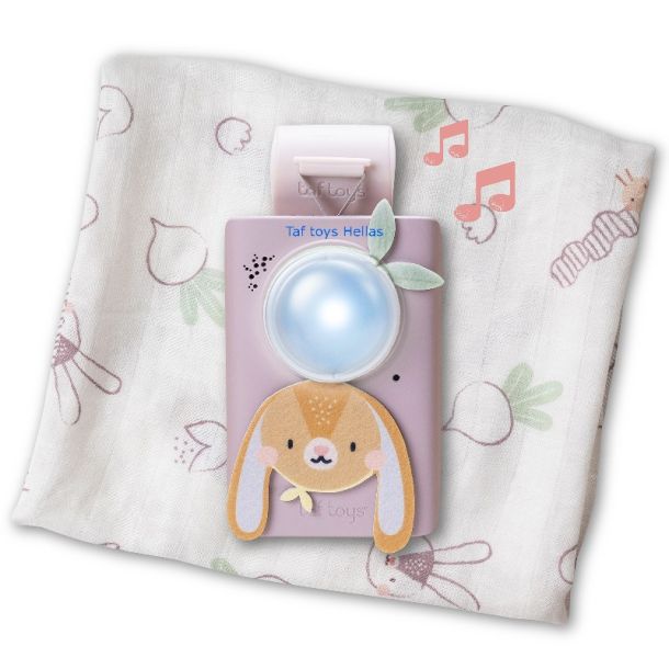 Bunny Soother & Swaddle Set Cry Sensor TAF TOYS 13305
